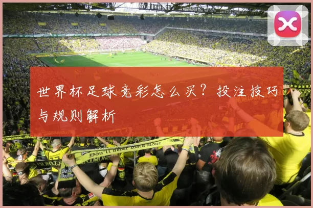 世界杯足球竞彩怎么买?投注技巧与规则解析